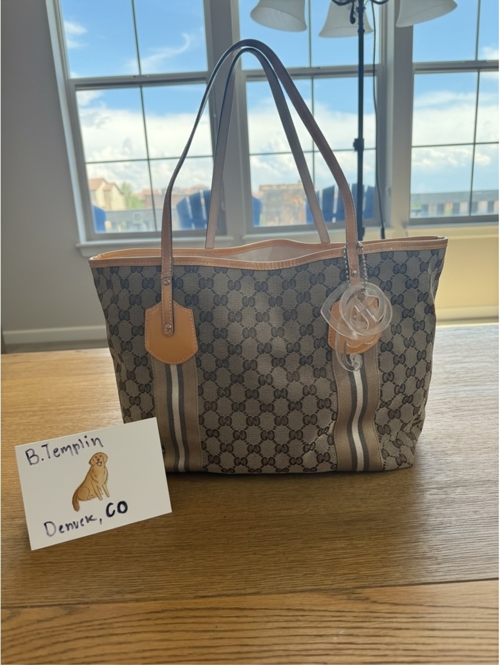 Gucci GG Canvas "Jolie" Tote with charms Y2K dream